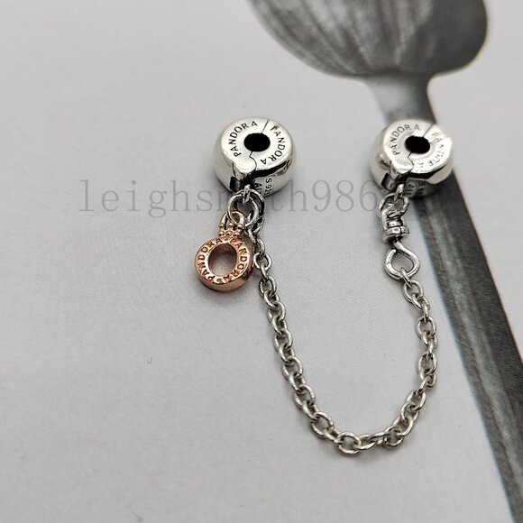 Pandora Dangling Crown O Safety Chain Charm - Picture 2 of 6